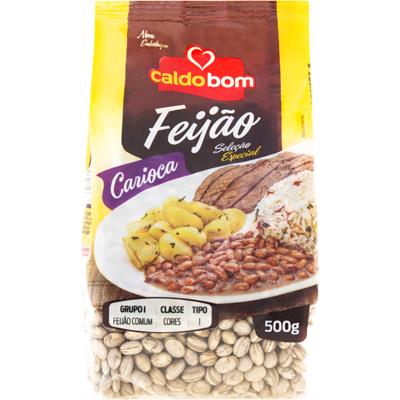 FEIJÃO COMUM CARIOCA TIPO 1 CALDO BOM 500G