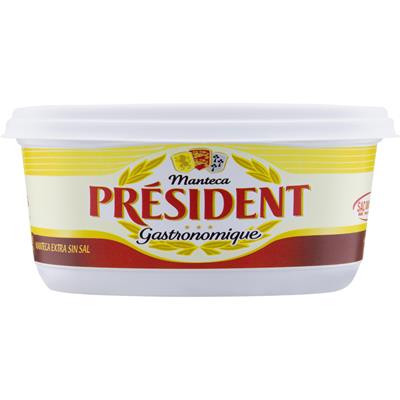 MANTEIGA EXTRA SEM SAL PRÉSIDENT 200G