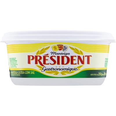 MANTEIGA EXTRA COM SAL PRÉSIDENT 200G