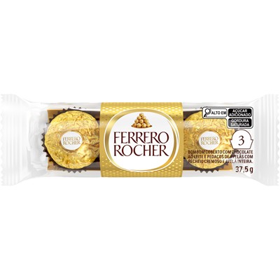 BOMBOM COBERTO COM CHOCOLATE FERRERO ROCHER 37,5G