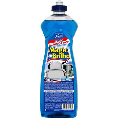 BRILHA ALUMÍNIO E INOX NEUTRO MAGIC BRILHO 500ML