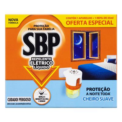 KIT APARELHO + REPELENTE ELÉTRICO LÍQUIDO SBP 35ML