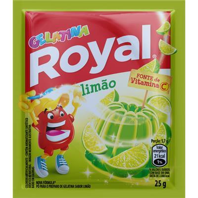 GELATINA EM PÓ SABOR LIMÃO ROYAL 25G