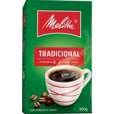 CAFÉ TORRADO E MOÍDO TRADICIONAL MELITTA 500G