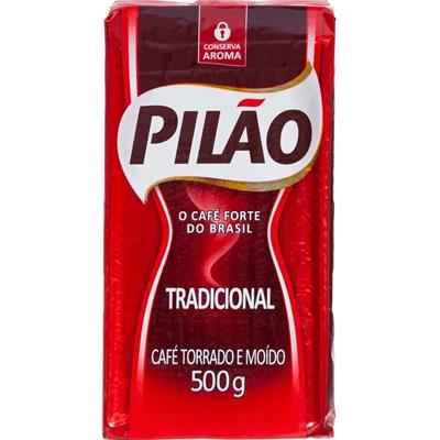 CAFÉ TORRADO E MOÍDO TRADICIONAL PILÃO 500G