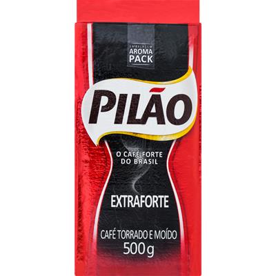 CAFÉ TORRADO E MOÍDO EXTRAFORTE PILÃO 500G