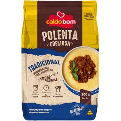 POLENTA CREMOSA TRADICIONAL CALDO BOM 300G