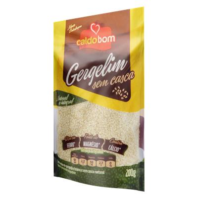 GERGELIM BRANCO NATURAL INTEGRAL CALDO BOM 200G