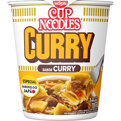 MACARRÃO INSTANTÂNEO CURRY CUP NOODLES 70G