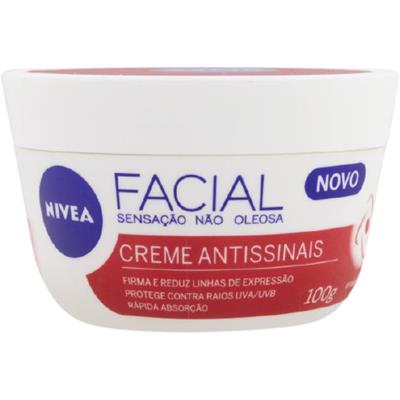 CREME HIDRATANTE FACIAL ANTISSINAIS NIVEA 100G