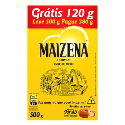AMIDO DE MILHO MAIZENA CAIXA LEVE 500G PAGUE 380G