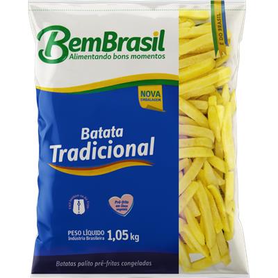 BATATA PRÉ-FRITA TRADICIONAL BEM BRASIL 1,05KG