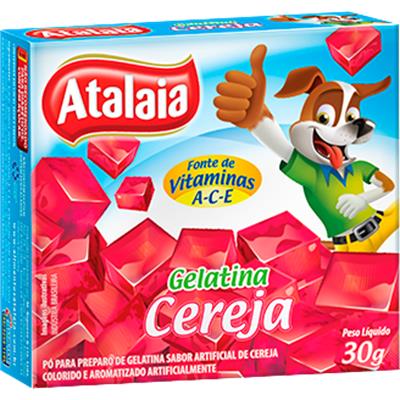 GELATINA SABOR CEREJA ATALAIA 30G