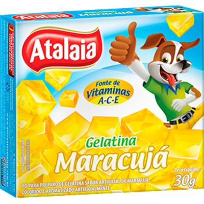 GELATINA SABOR MARACUJÁ ATALAIA 30G