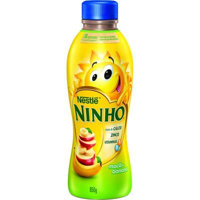 IOGURTE SEMI DESNATADO MAÇÃ E BANANA NINHO 850G