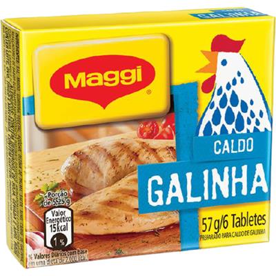 CALDO SABOR GALINHA MAGGI 57G 6UN
