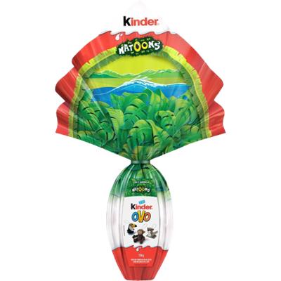 OVO DE PÁSCOA AO LEITE NATOONS KINDER 150G