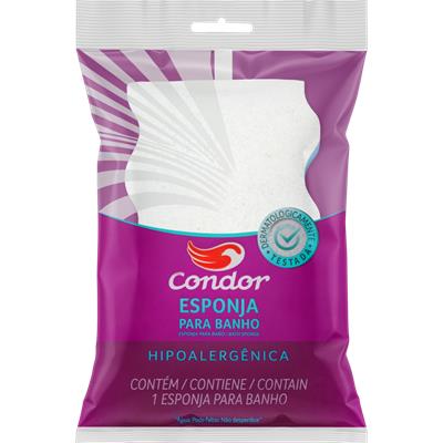 ESPONJA PARA BANHO HIPOALERGÊNICA CONDOR 1UN