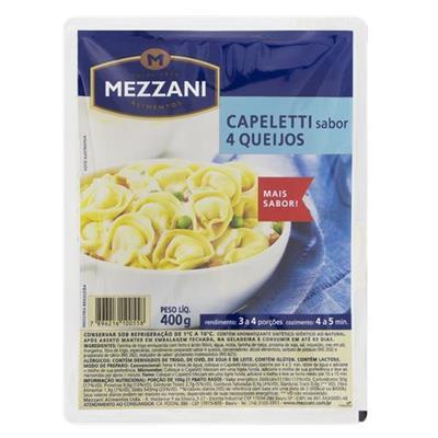 CAPELETTI 4 QUEIJOS MEZZANI 400G