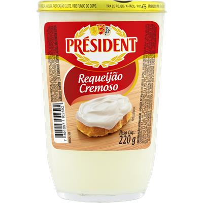 REQUEIJÃO CREMOSO PRÉSIDENT 220G