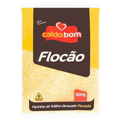 FARINHA DE MILHO AMARELA FLOCADA CALDO BOM 500G