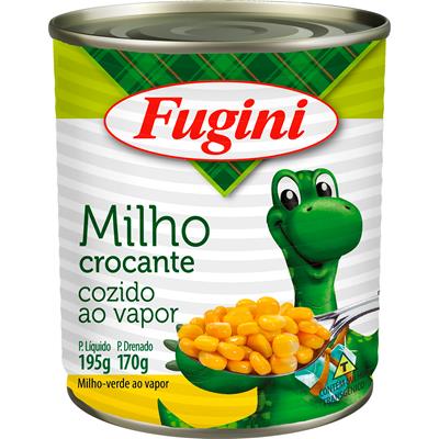 MILHO VERDE COZIDO NO VAPOR CROCANTE FUGINI 195G
