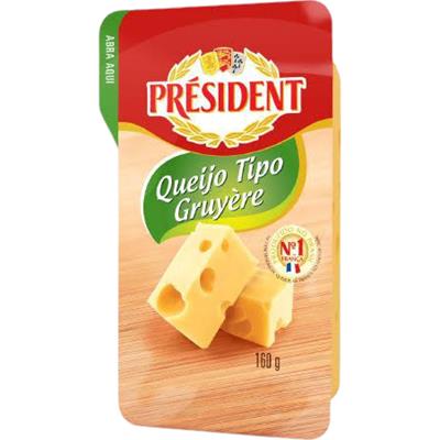QUEIJO TIPO GRUYÈRE PRÉSIDENT 160G