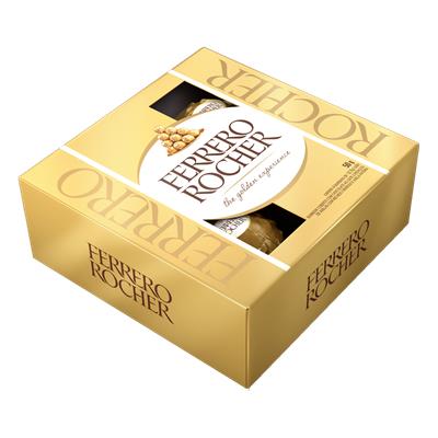 BOMBOM FERRERO ROCHER CAIXA 50G 4 UNIDADES