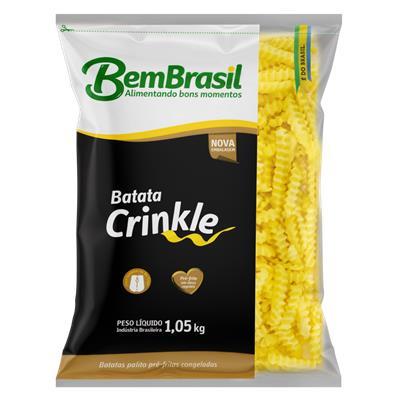 BATATA PALITO CRINKLE CONGELADA BEMBRASIL 1,05KG