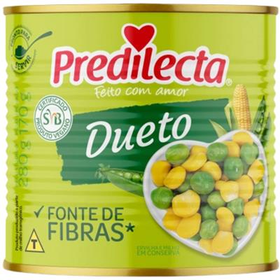 ERVILHA E MILHO EM CONSERVA DUETO PREDILECTA 280G