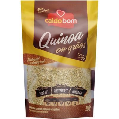 QUINOA BRANCA EM GRÃOS INTEGRAL CALDO BOM 200G