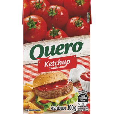 KETCHUP TRADICIONAL QUERO 300G