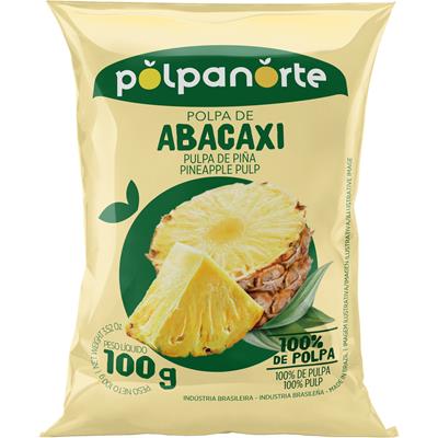 POLPA DE FRUTA ABACAXI POLPANORTE 100G
