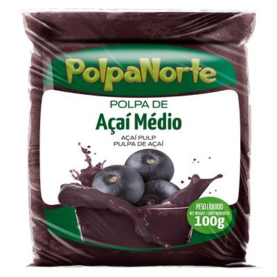 POLPA DE FRUTA POLPA NORTE AÇAÍ 100G
