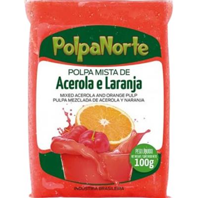 POLPA DE FRUTA ACEROLA E LARANJA POLPANORTE 100G
