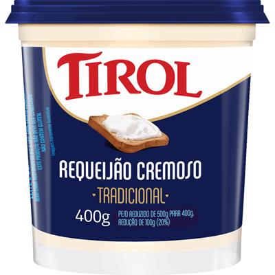 REQUEIJÃO CREMOSO TRADICIONAL TIROL 400G