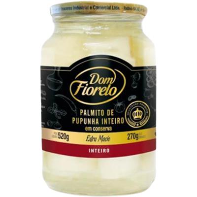 PALMITO DE PUPUNHA INTEIRO MACIO DOM FIORELO 520G