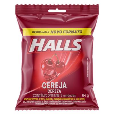 BALA CEREJA HALLS 84G 3UN