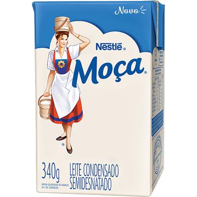 LEITE CONDENSADO SEMIDESNATADO MOÇA 340G