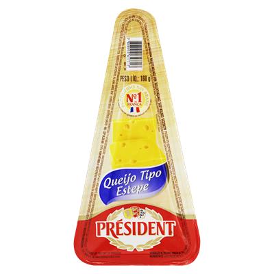 QUEIJO ESTEPE PRÉSIDENT 160G