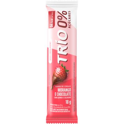 BARRA DE CEREAL MORANGO CHOCOLATE TRÍO 20G