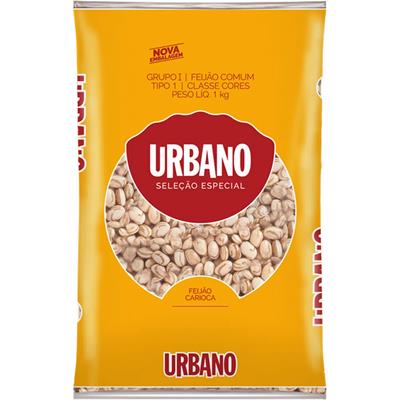 FEIJÃO COMUM CARIOCA TIPO 1 URBANO 1KG