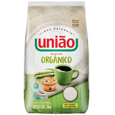 AÇÚCAR CRISTAL ORGÂNICO UNIÃO 1KG