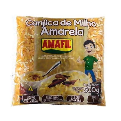 CANJICA AMARELA AMAFIL PACOTE 500G
