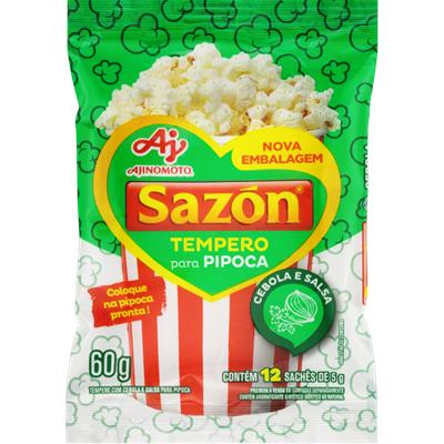 TEMPERO PARA PIPOCA CEBOLA E SALSA SAZÓN 60G 12UN