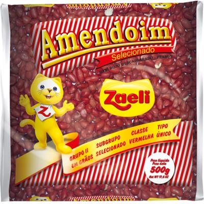 AMENDOIM VERMELHO SELECIONADO EM GRÃOS ZAELI 500G
