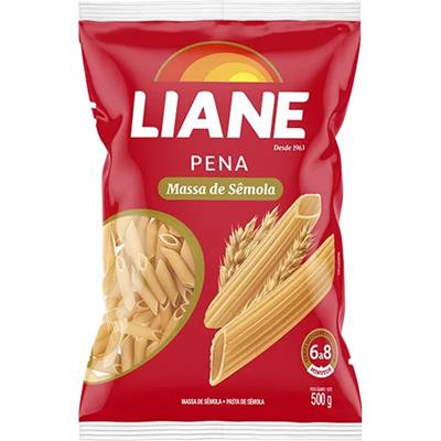 MACARRÃO PENA DE SÊMOLA LIANE 500G