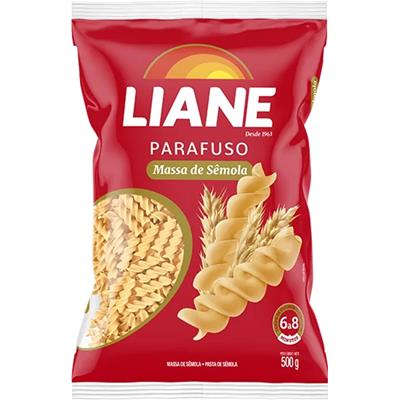 MACARRÃO PARAFUSO DE SÊMOLA LIANE 500G