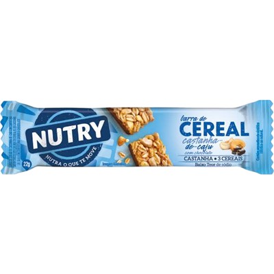 CEREAL CASTANHA DE CAJU COM CHOCOLATE NUTRY 22G