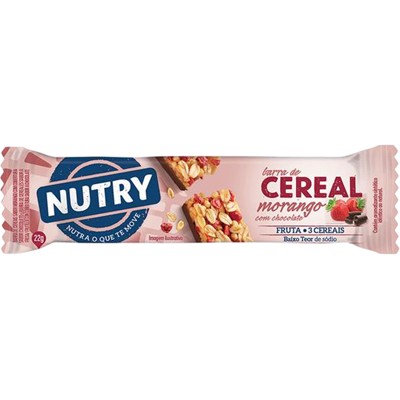 CEREAL SABOR MORANGO COM CHOCOLATE NUTRY 22G